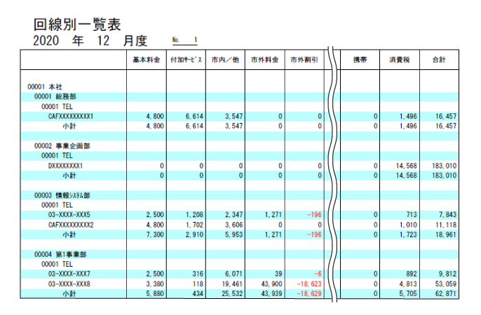 請求書サンプル