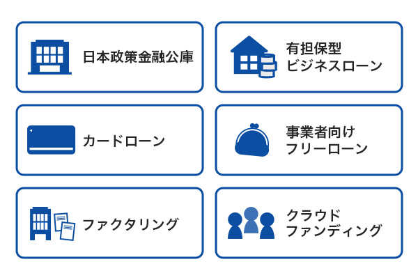 ビジネスローン以外で事業資金を調達する方法