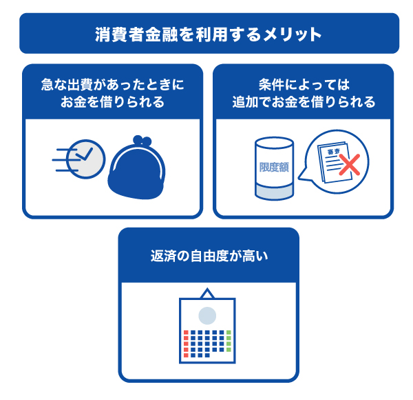 消費者金融を利用するメリット