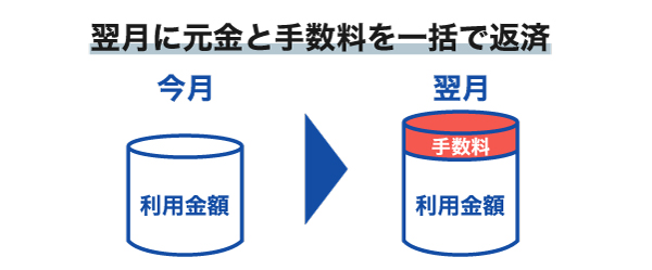 キャッシング1回払い