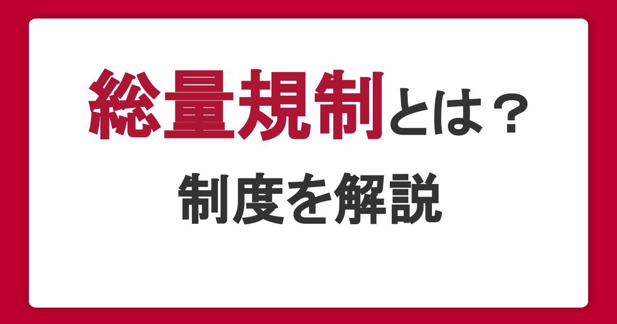 総量規制とは？対象外の借り入れ・審査・貸金業者と銀行の違いを解説