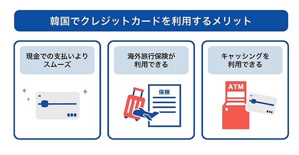 韓国でクレジットカードを利用するメリット