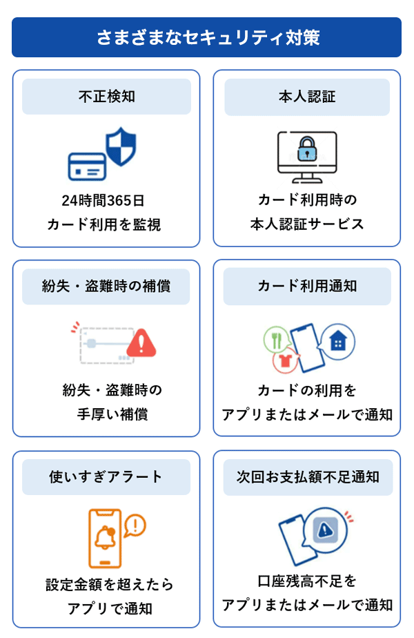 さまざまなセキュリティ対策